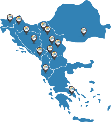 Qualified mapa lokalnih kancelarija